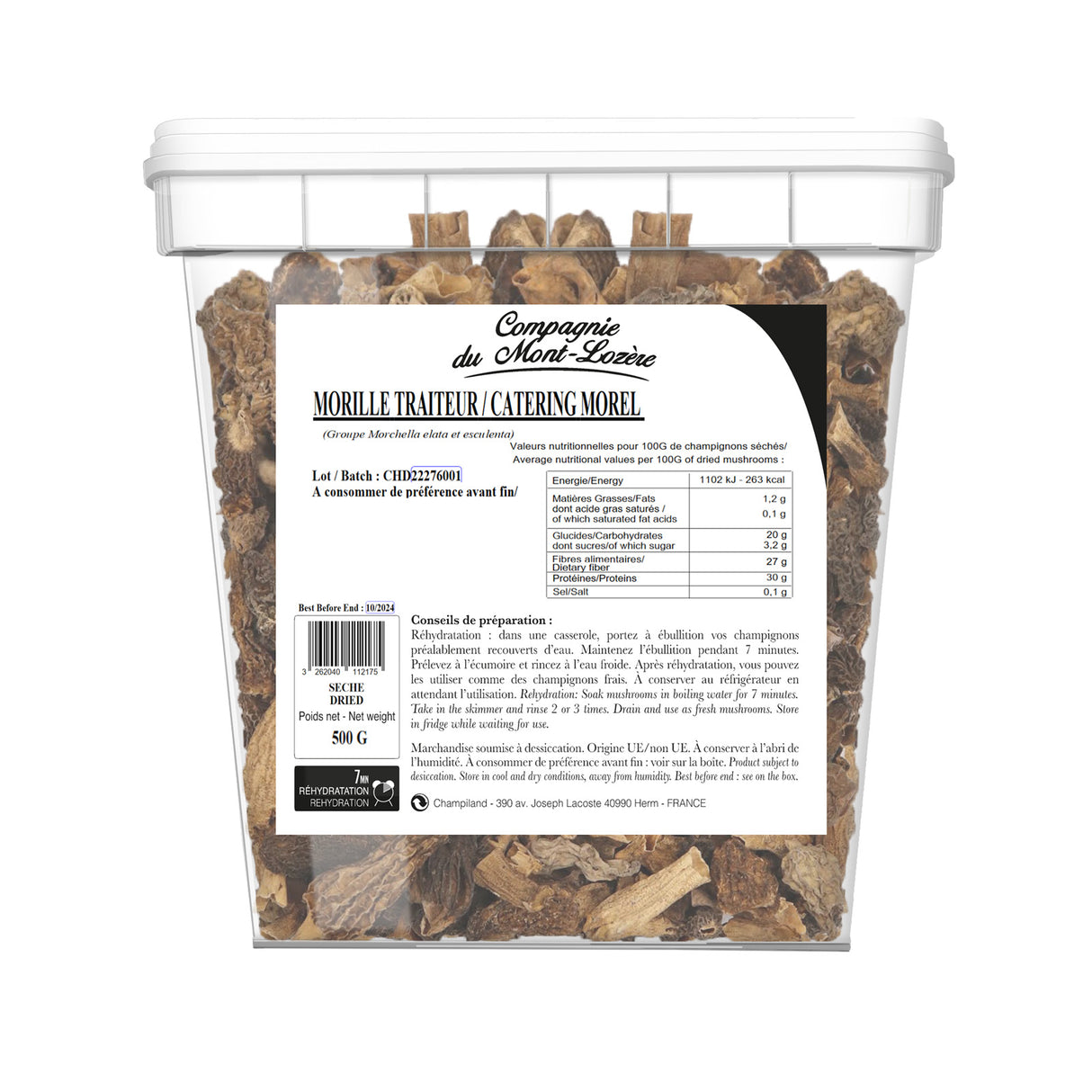 Morel (Morille) Dried