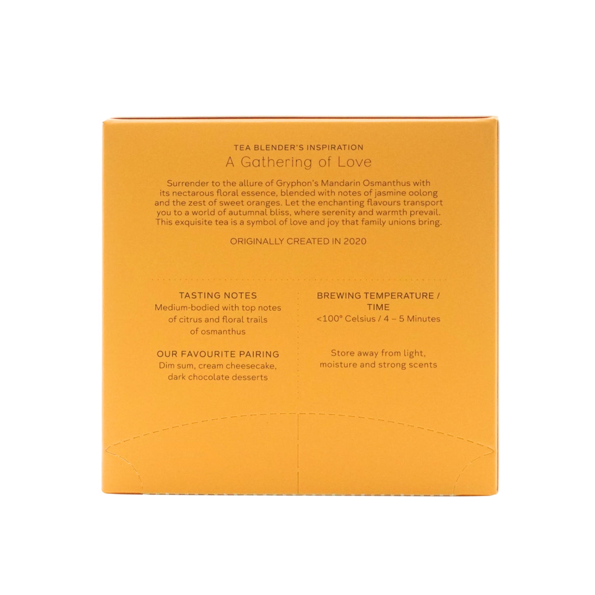Gryphon Tea Sachet Mandarin Osmanthus 10's