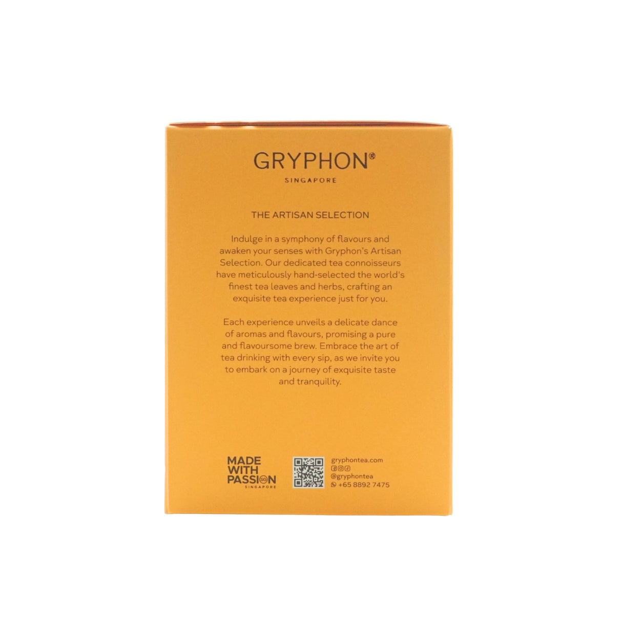 Gryphon Tea Sachet Mandarin Osmanthus 10's