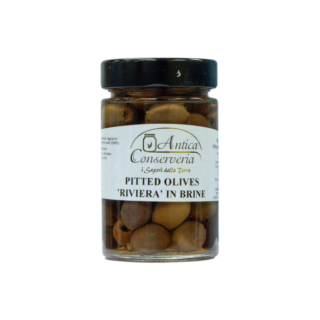 Riviera Pitted Black Olives (Taggiasca) 190gm