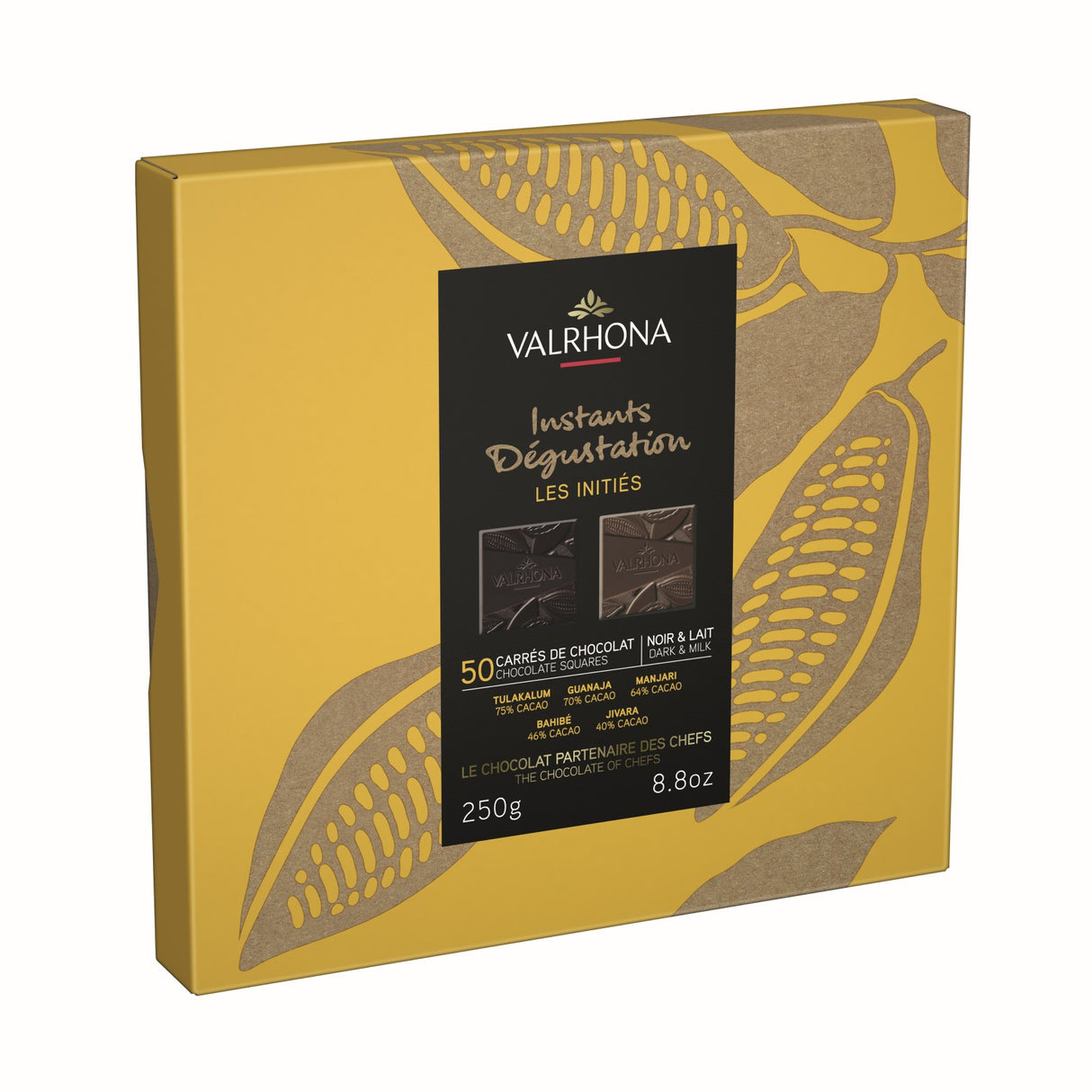 Gift Box 50 Squares Dark & Milk Choc