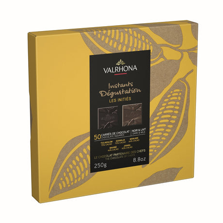 Gift Box 50 Squares Dark & Milk Choc