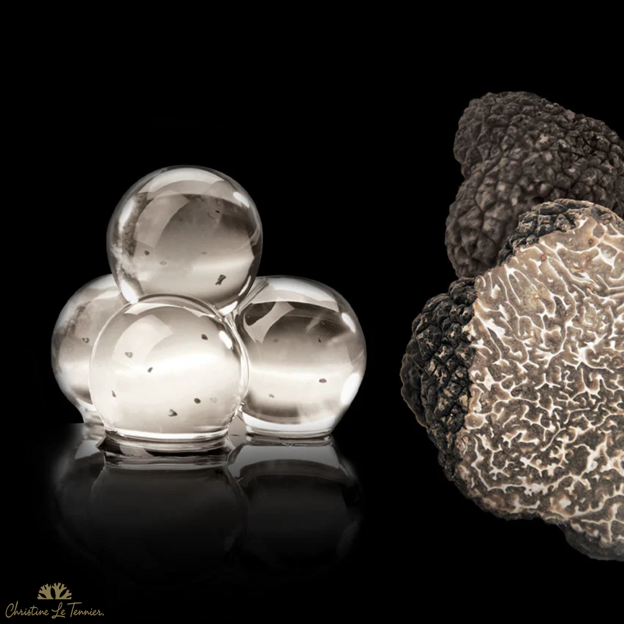 Flavoured Pearls Black Truffle & White Balsamic Vinegar