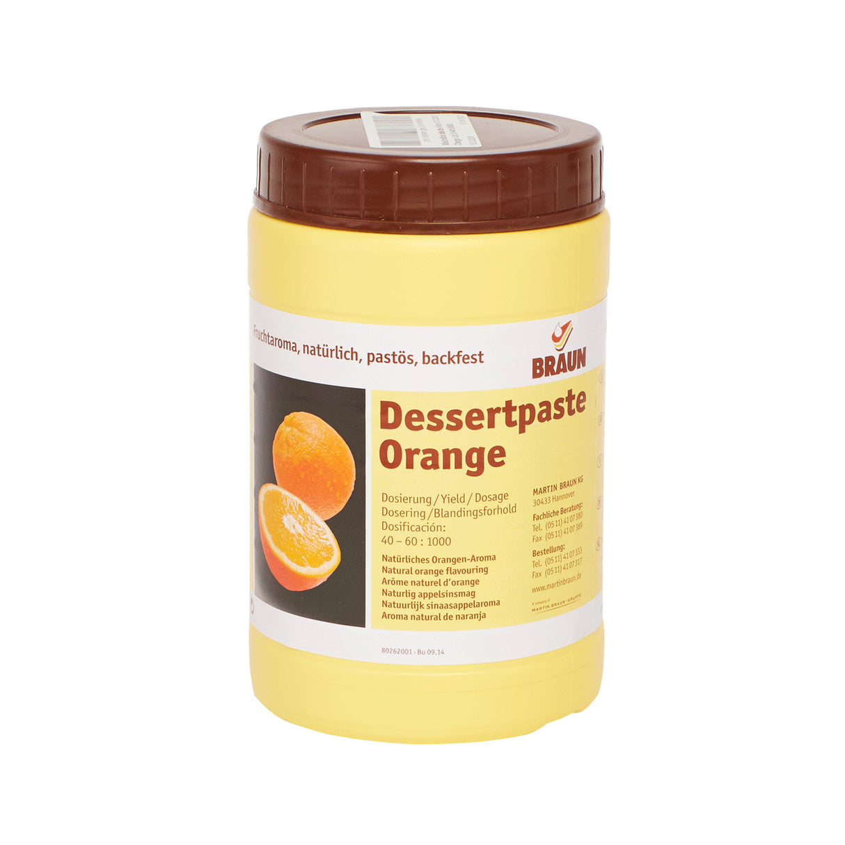 Dessert Paste Orange