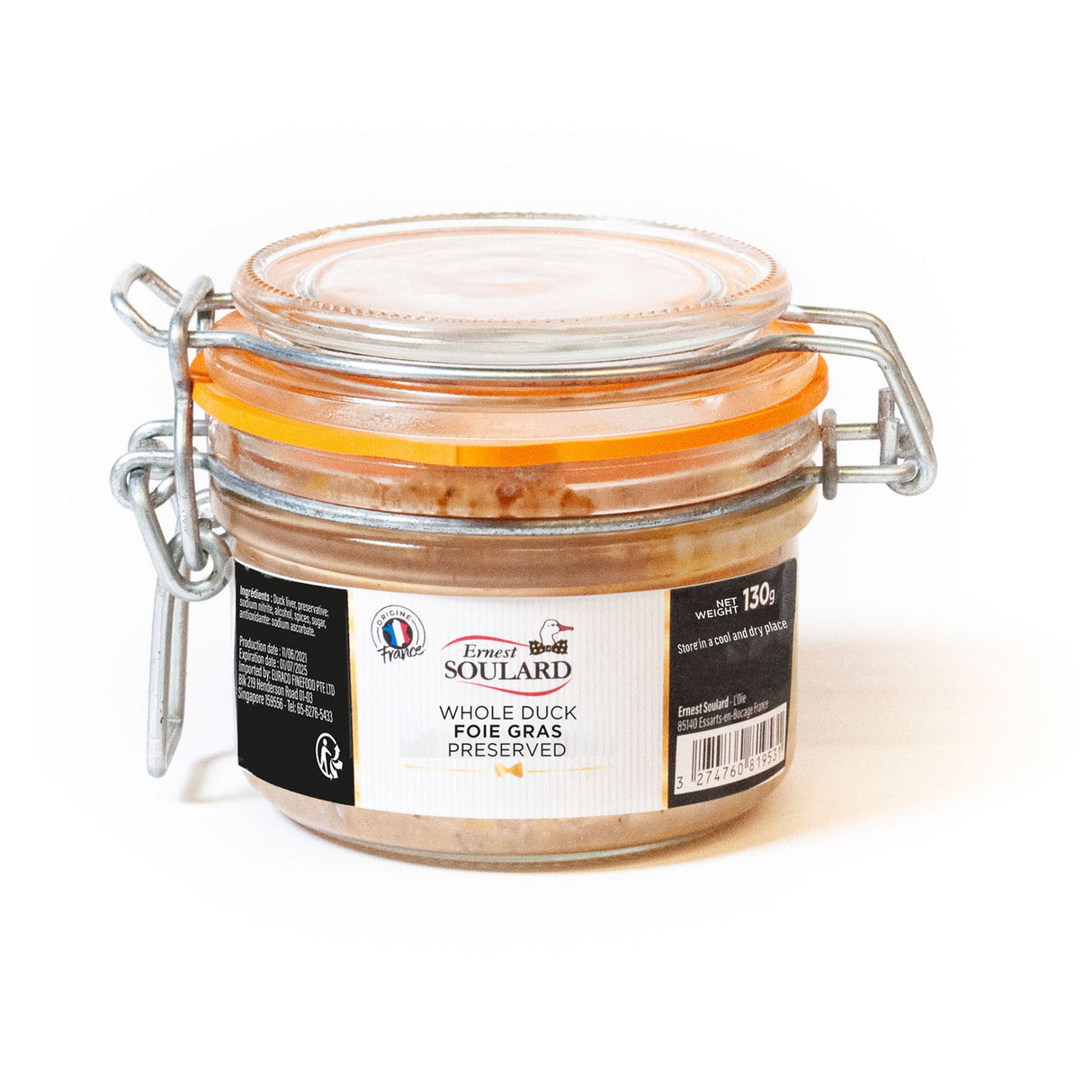 Duck Liver Preserved Whole (foie gras)