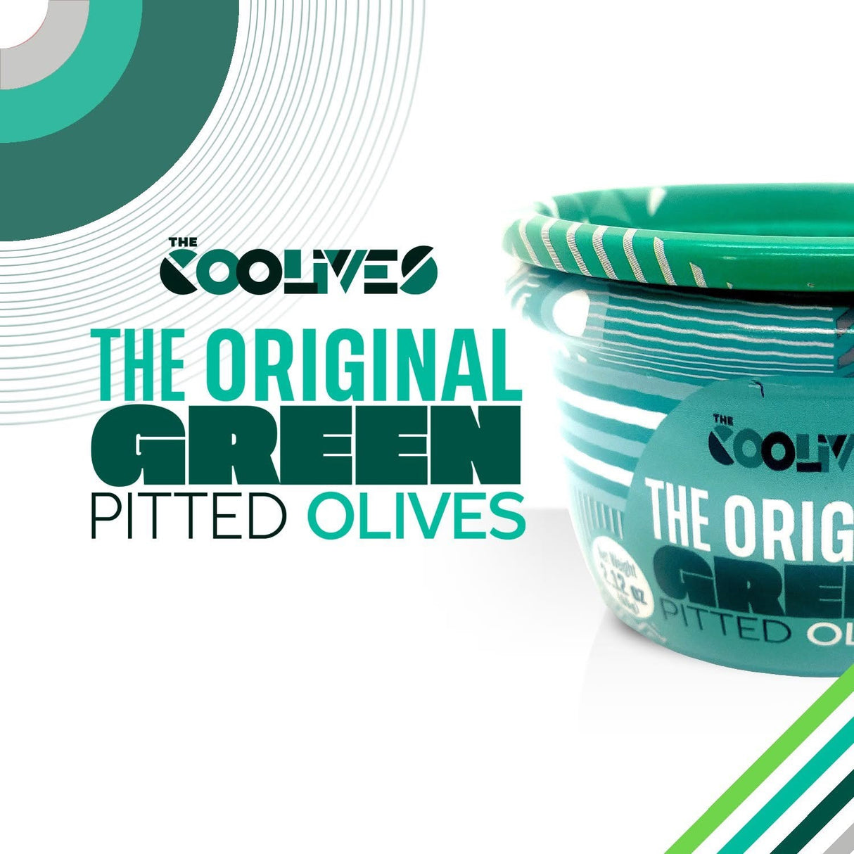 Pitted Green Olive 56gm