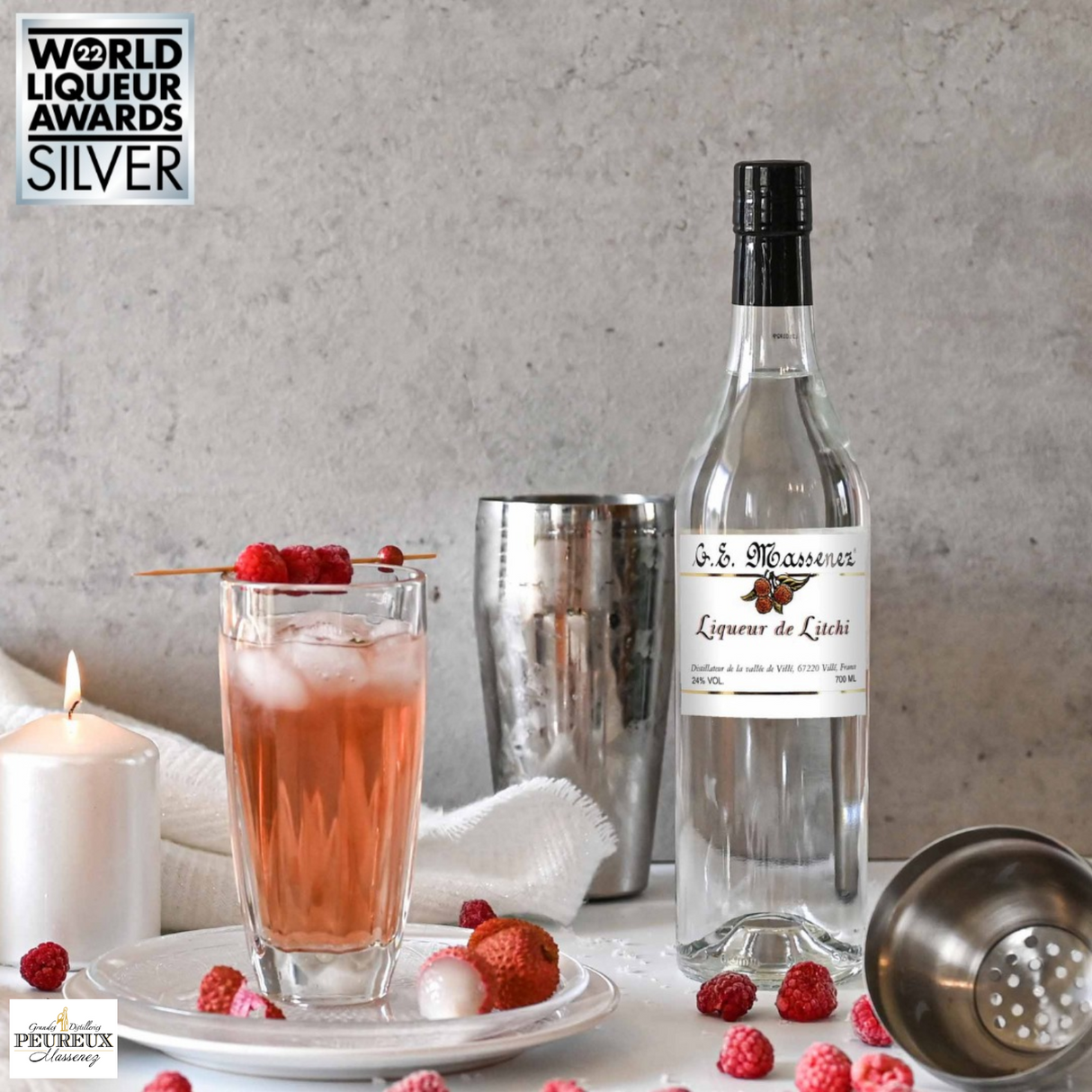 Liqueur de Litchi (Lychee) 24% Alcohol