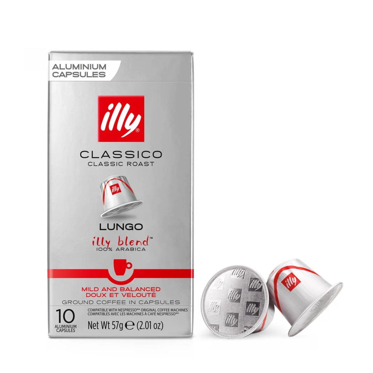 Compatible Capsules Classico Lungo Coffee - Medium Roast 10's Carton