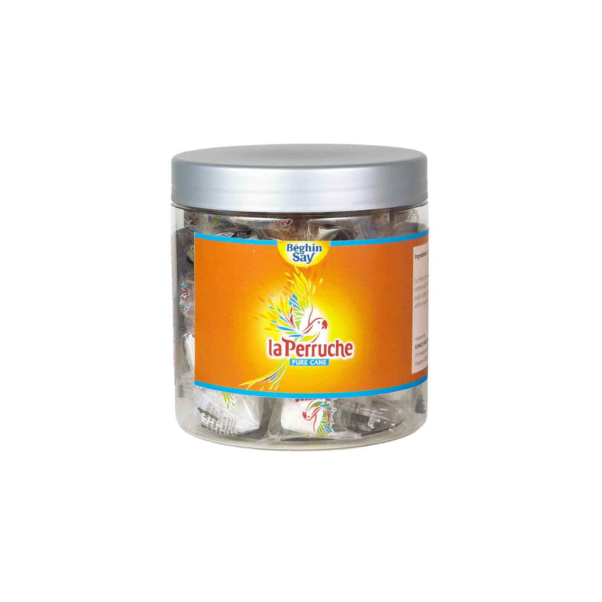 White & Amber Cube Sugar, Individually Wrapped