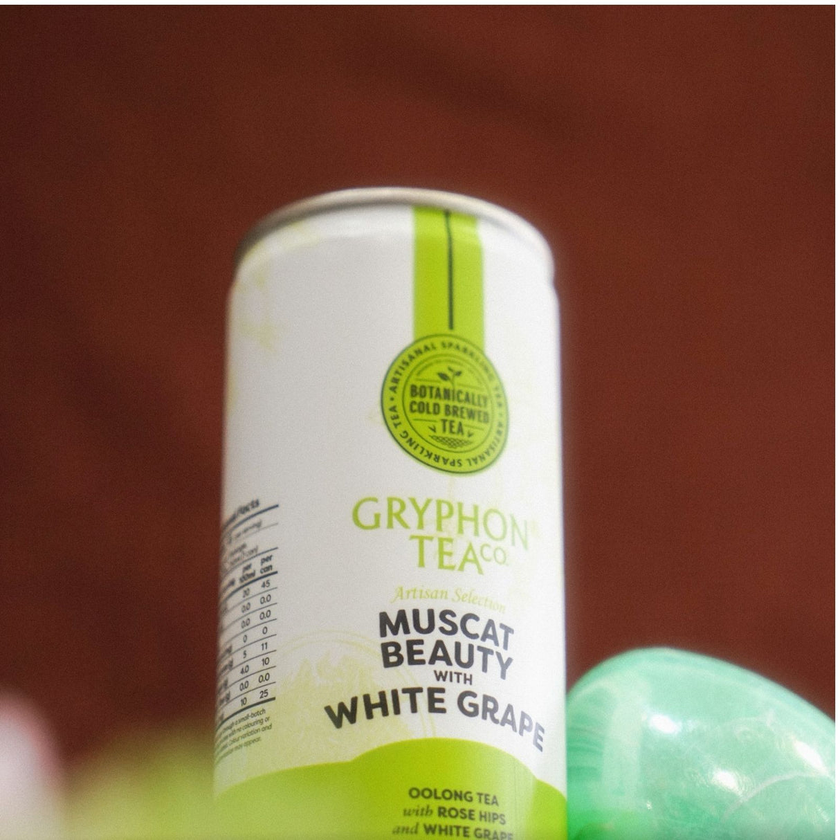 Sparkling Tea Cans Muscat Beauty with White Grape 250ml 4's