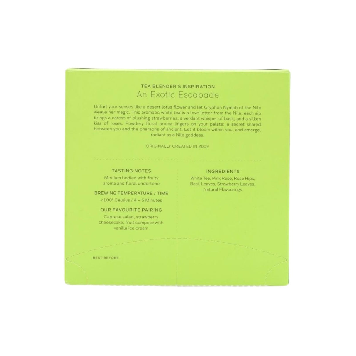 Tea Sachet Nymph of The Nile