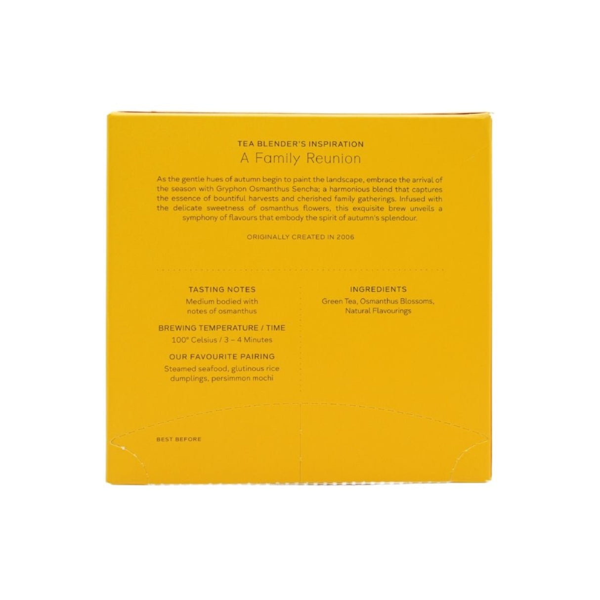 Tea Sachet Osmanthus Sencha