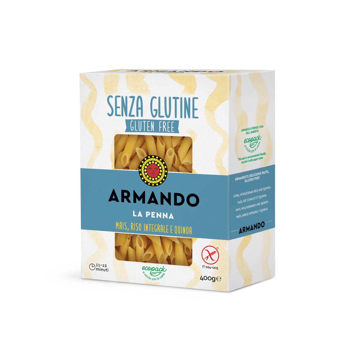 Armanddo Pasta Penne Gluten Free 400gm