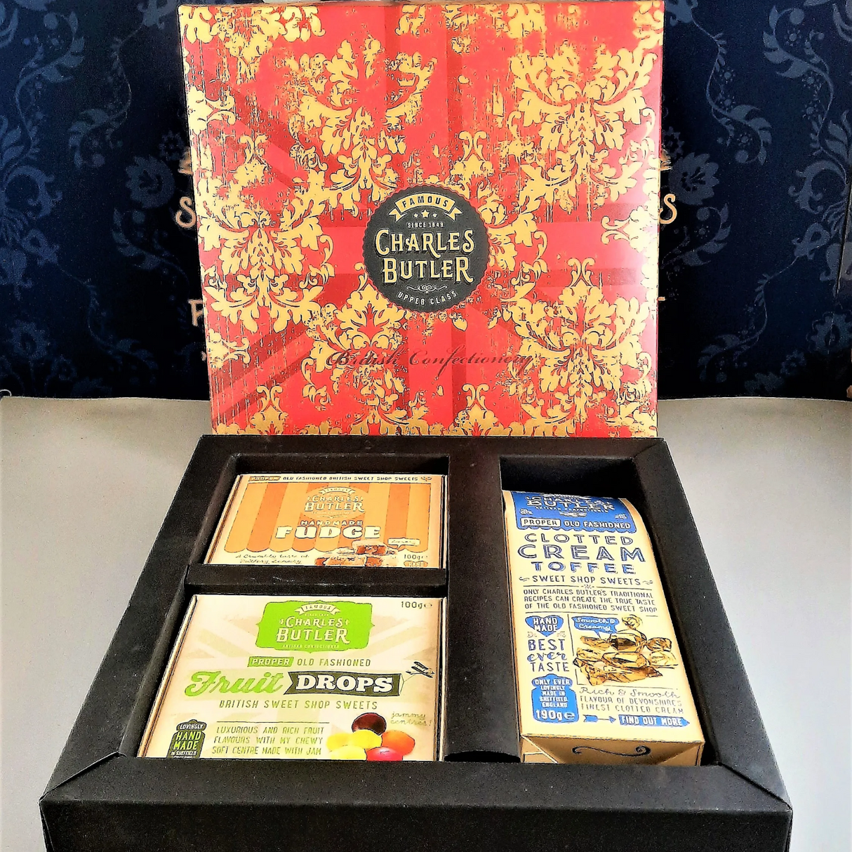 Red and Gold Gift Box