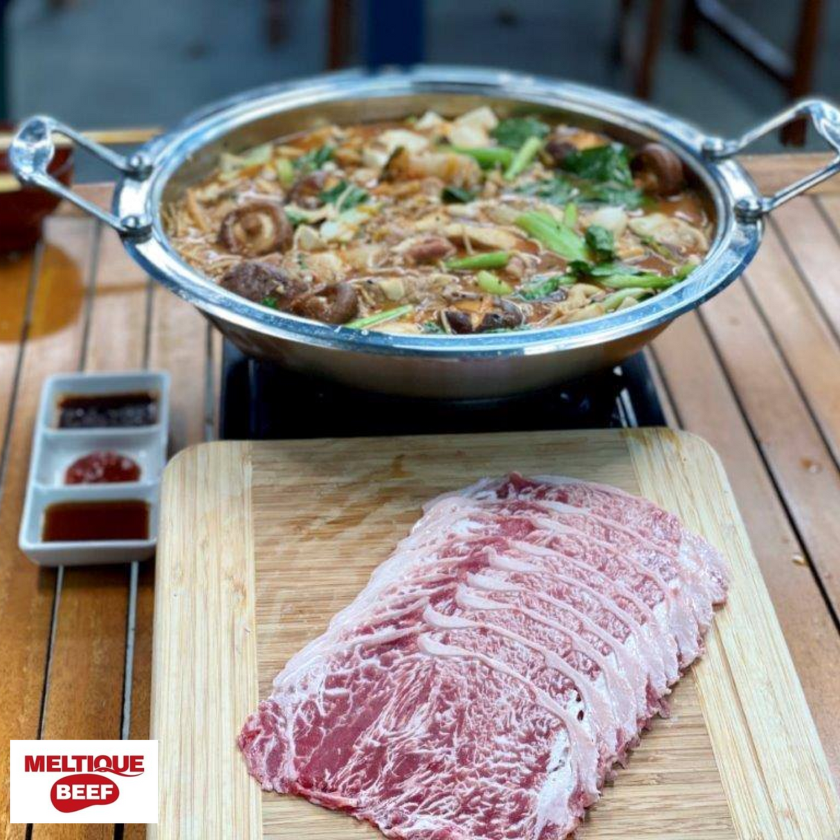 Australian Marbled Beef Striploin Shabu Shabu