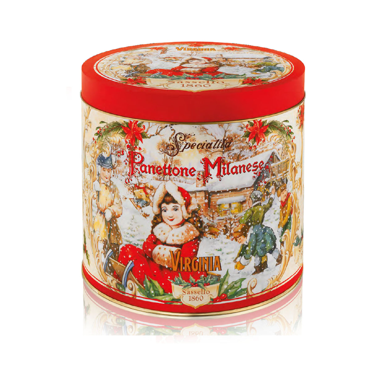 Tall Baked Panettone Round Tin