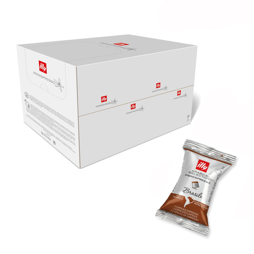 illy Arabica Selection iperEspresso Capsules Brazil Coffee - 100 Individually Wrapped Capsules