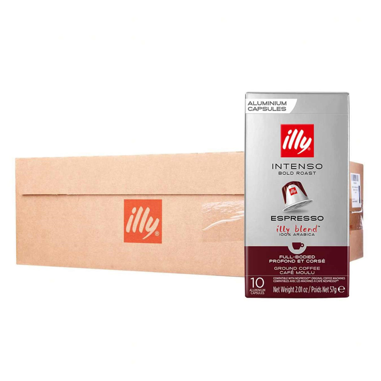 Compatible Capsules Intenso Coffee - Dark Roast 10's