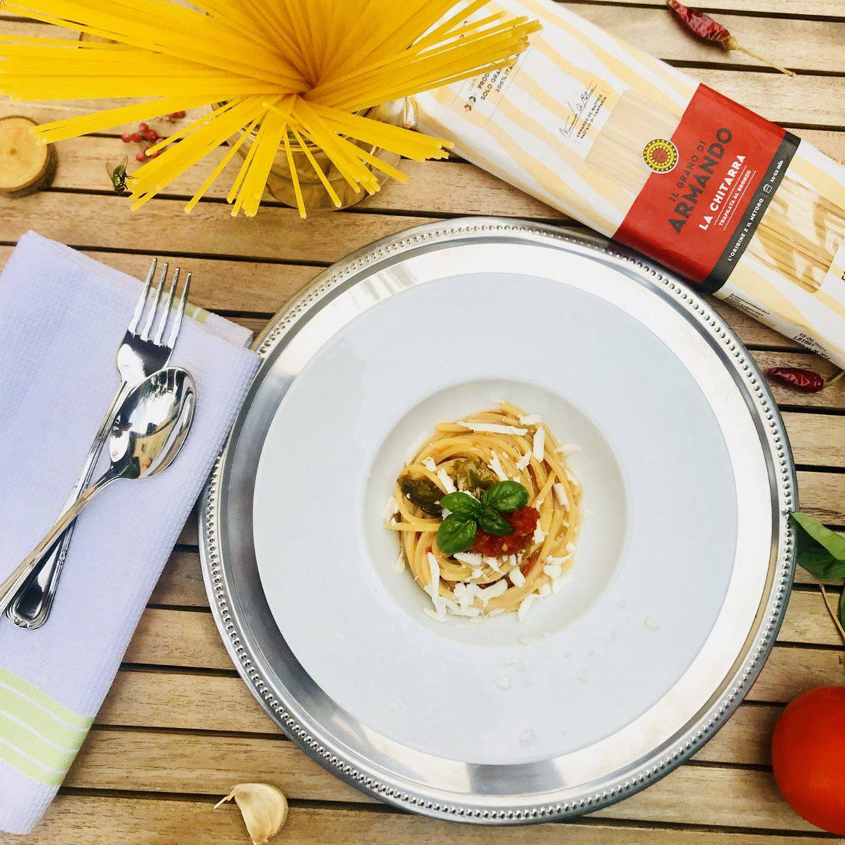 Pasta Spaghetti Chitarra (Square)