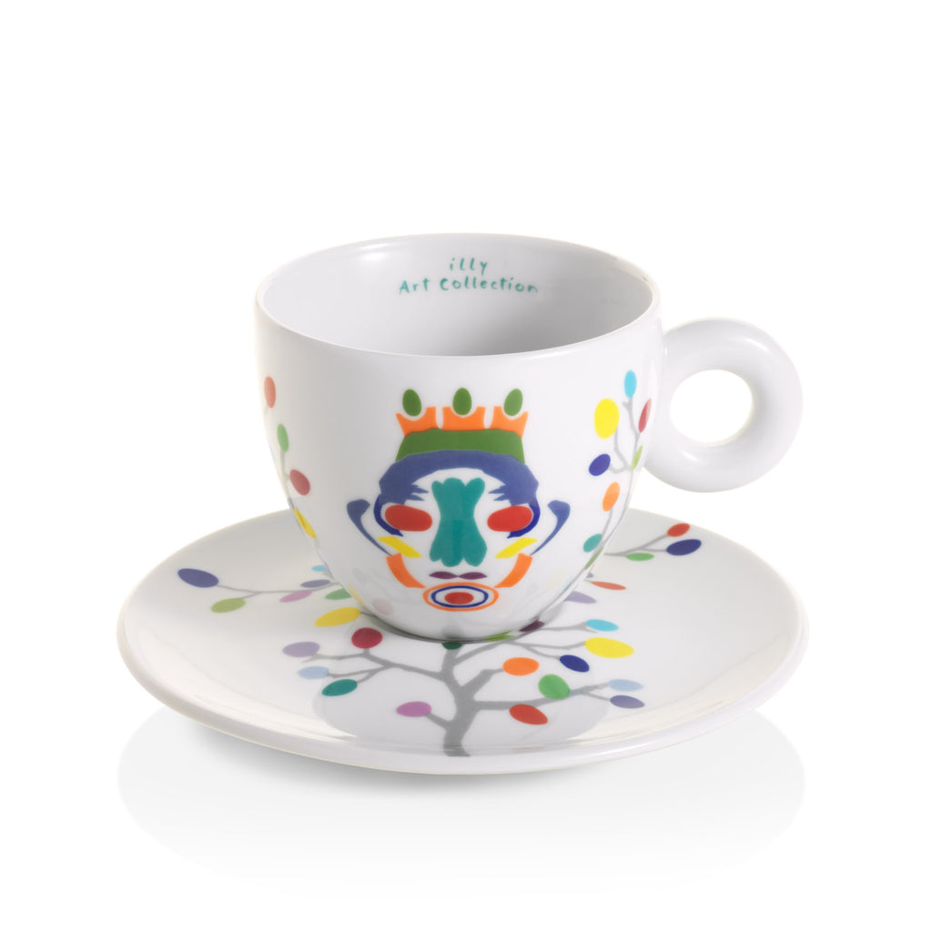 illy Art Collection Kit Pascale Marthine Tayou 2 Cappuccino Cups