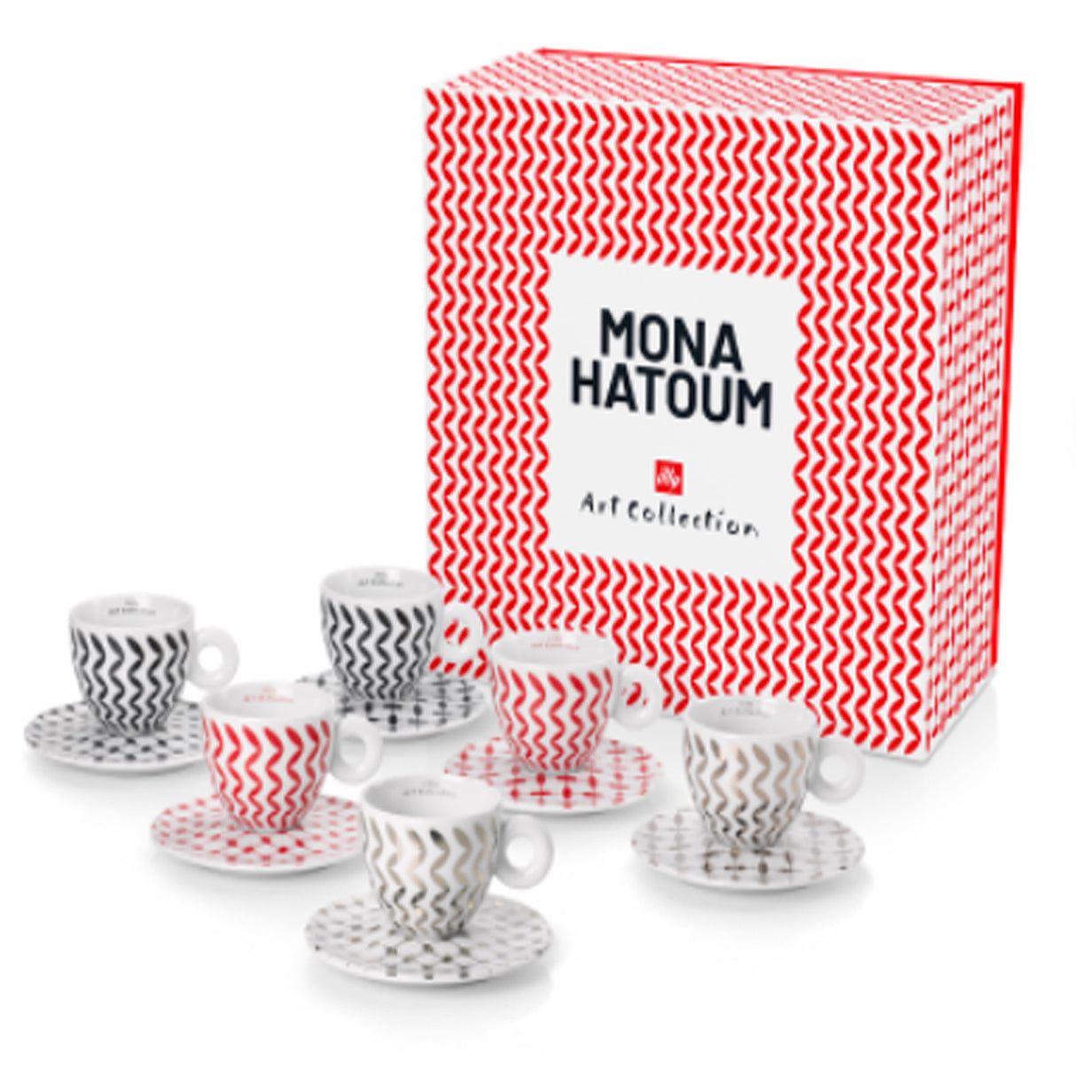 Art Collection Kit Mona Hatoum 6 Cappuccino Cups