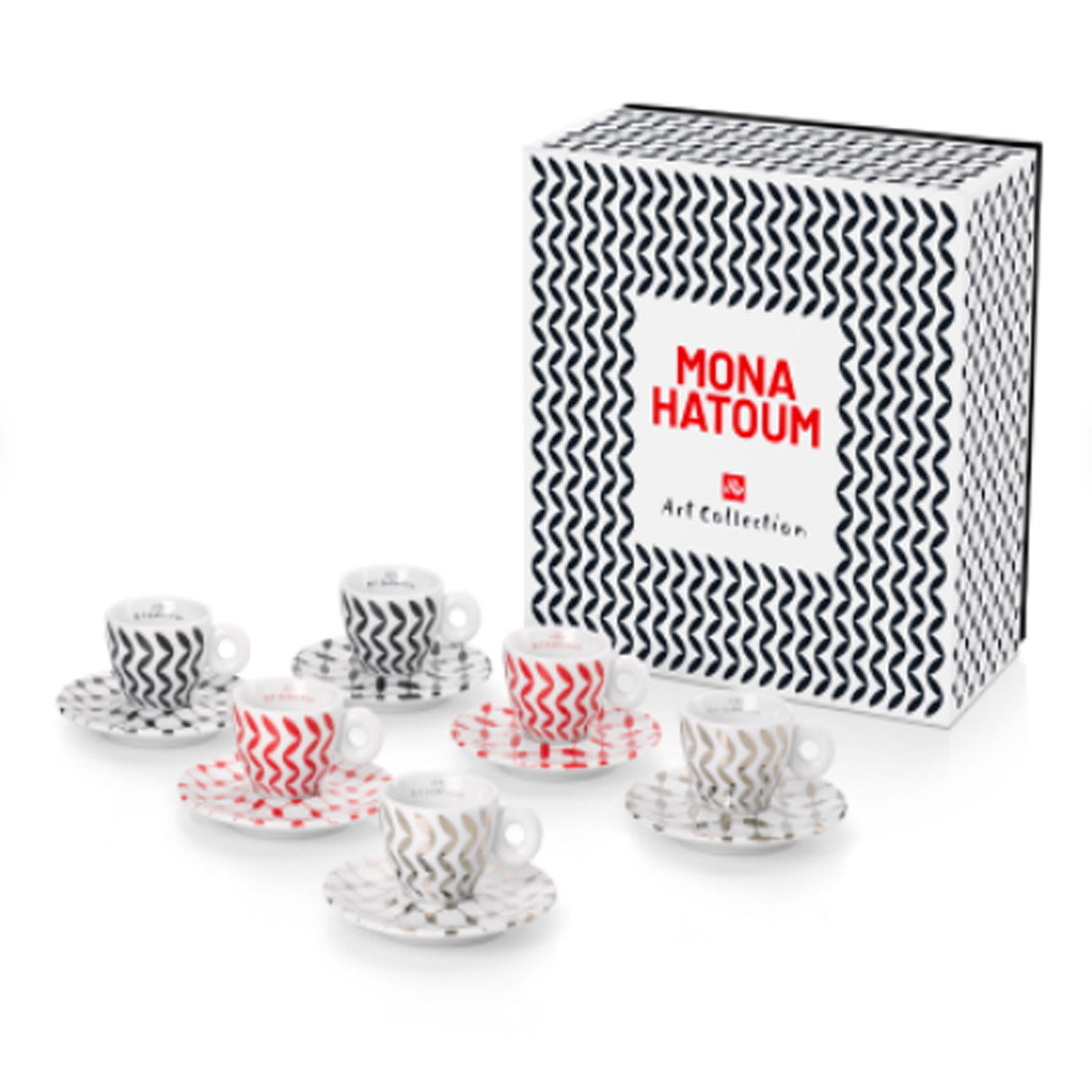 Art Collection Kit Mona Hatoum 6 Espresso Cups