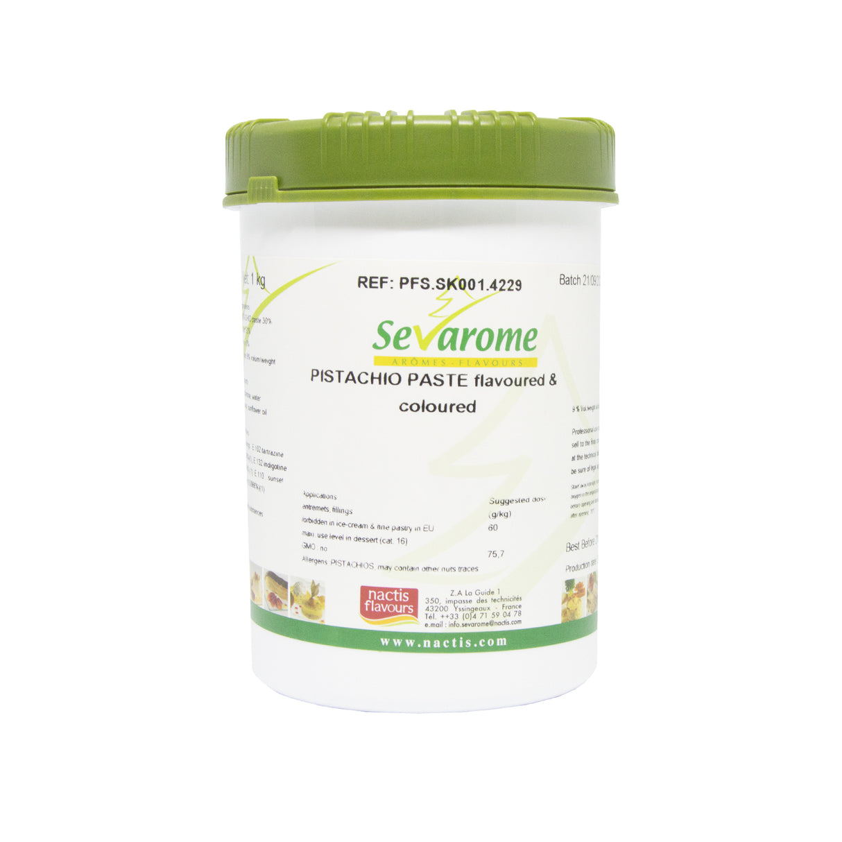 Flavouring Paste Pistachio Praline (Green Colour)