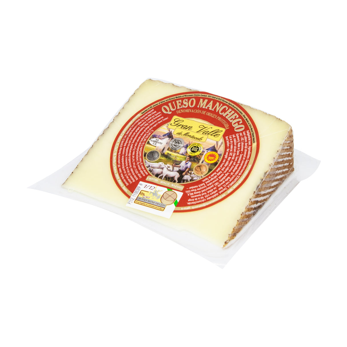 Bonvallis Manchego DOP Gran Valle Montecelo Portion