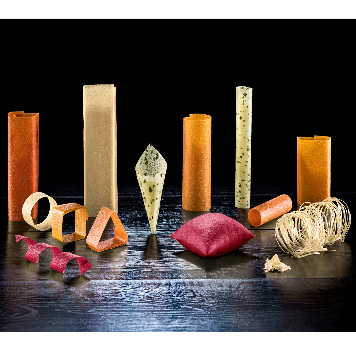 Dehydrated Vegetable Sheets Assorted (Beetroot, Carrot, Pepper, Potato, Spinach)