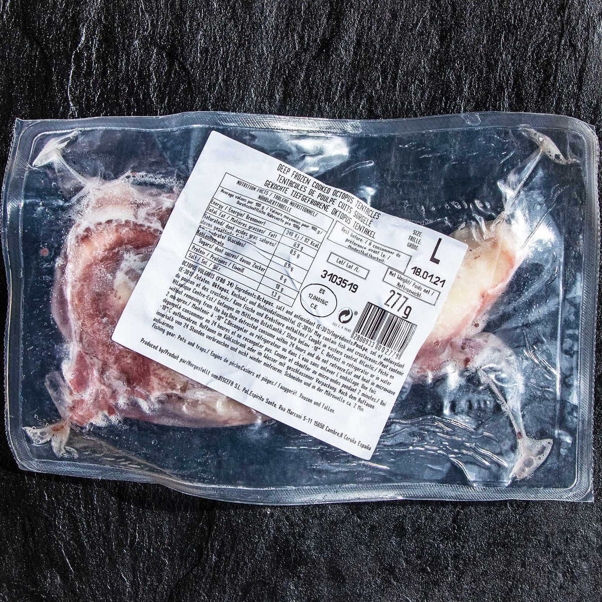 Octopus Leg No Glazing Large Cooked