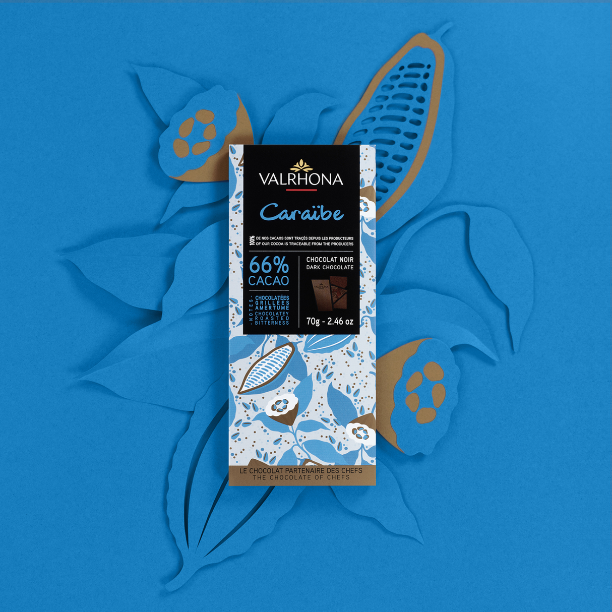 Grand Cru Bar Caraibe Dark 66% Cocoa