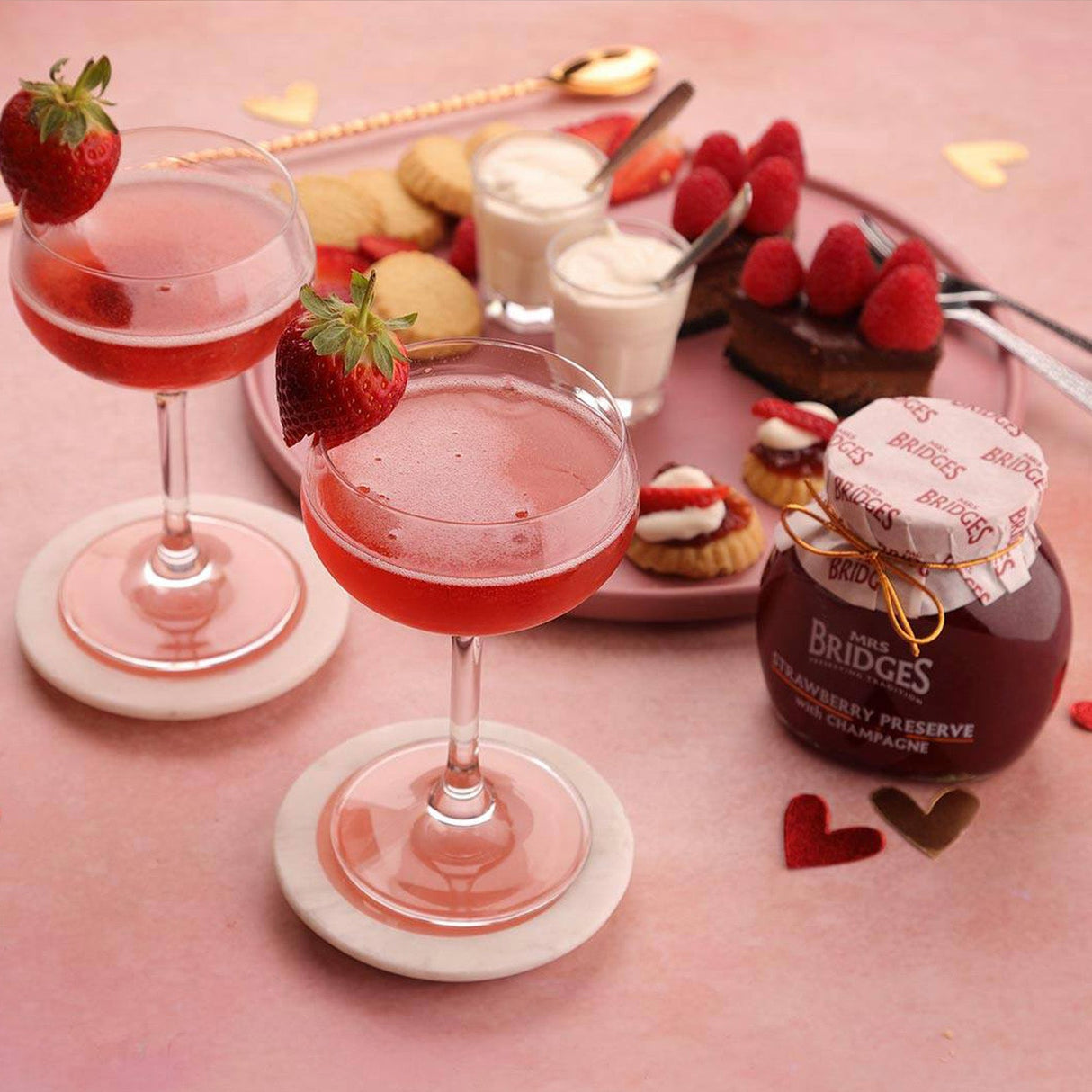 Strawberry with Champagne Preserve