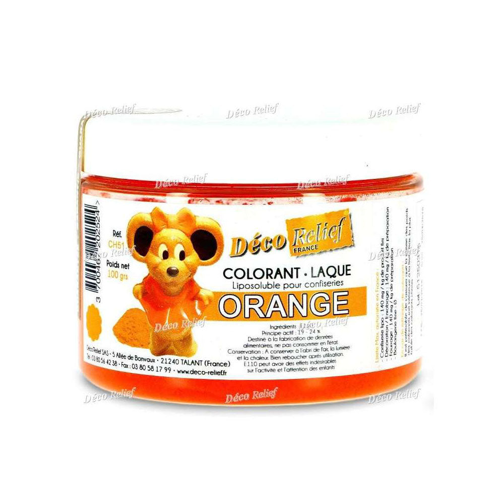 Colorant Powder Orange