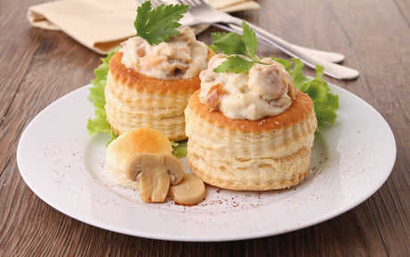 Mini Crust with Mushrooms and Snails