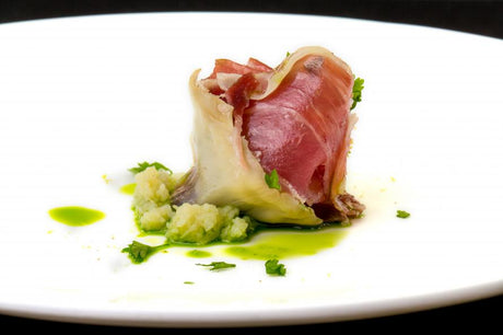Flower of Artichoke Heart and Jamon Gran Reserva Joselito