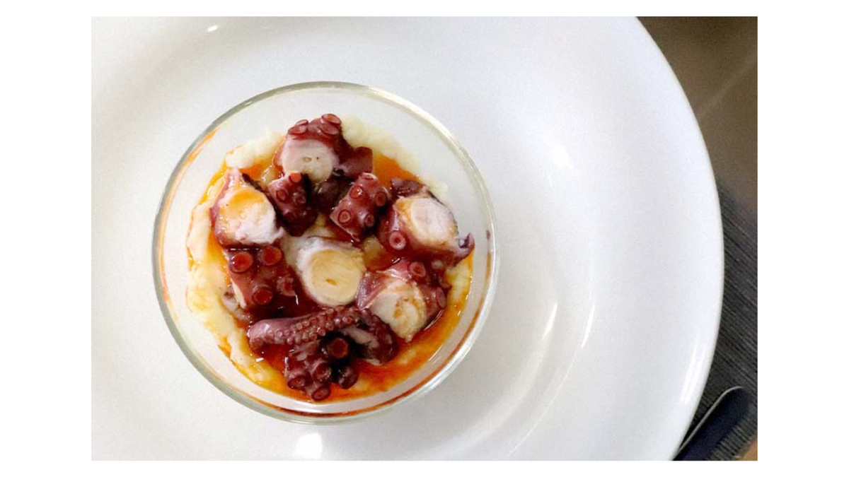 Octopus Appetizer With Creamy Potato