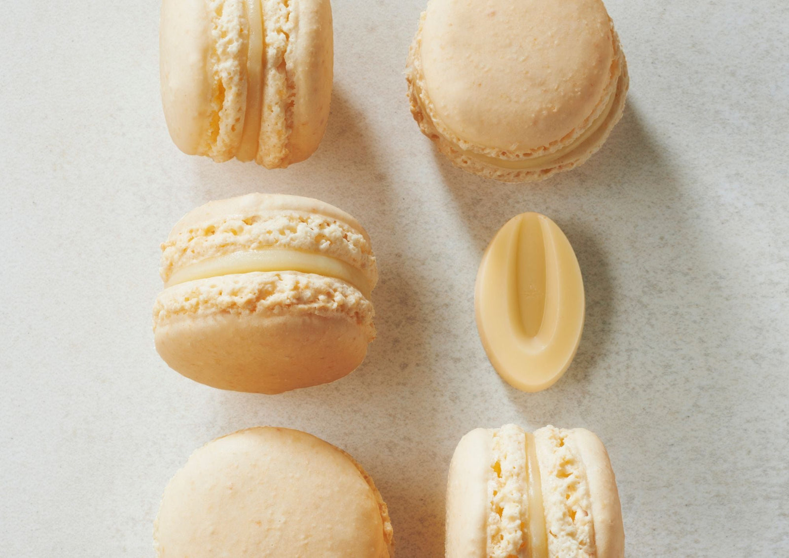 Yuzu Inspiration plant-based macarons