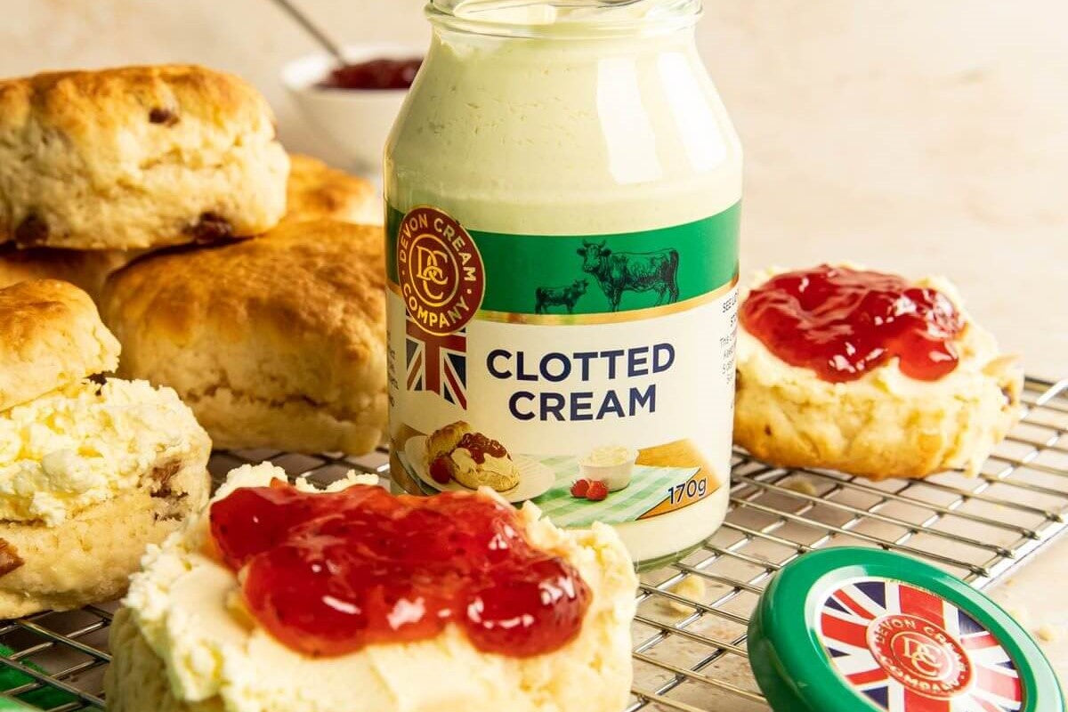 English Scones with Jam & Clotted Cream