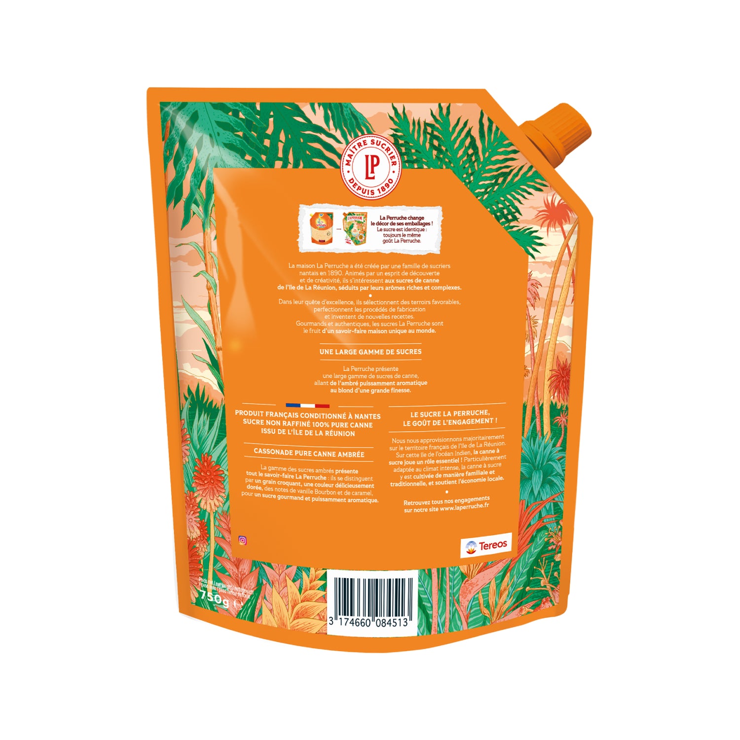 101708 La Perruche Cassonade Brown Sugar 750gm-back
