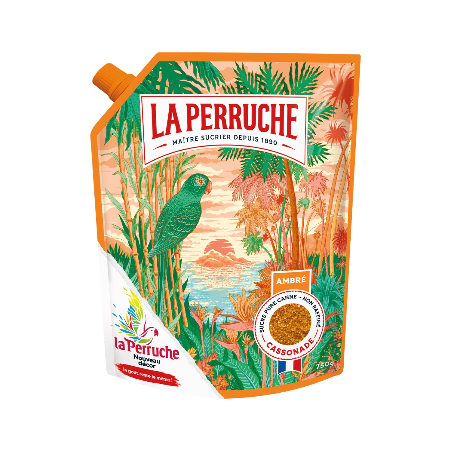 101708 La Perruche Cassonade Brown Sugar 750gm