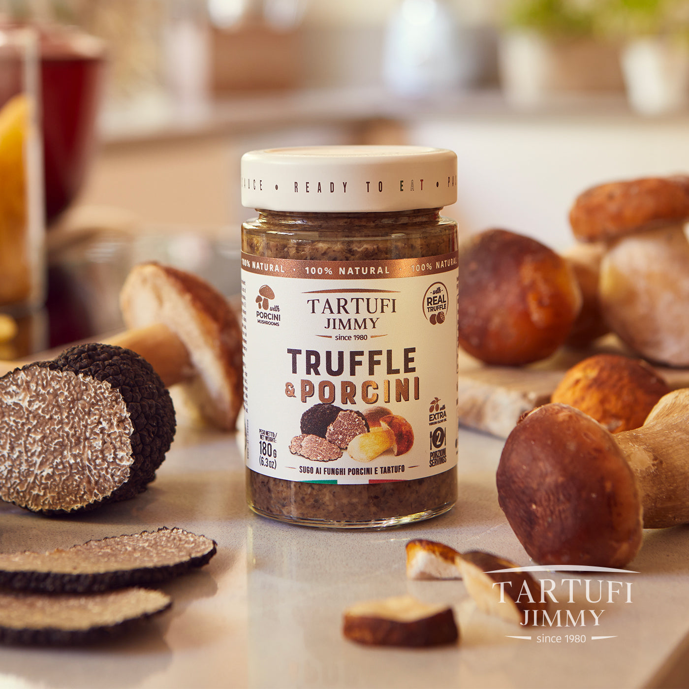 Tartufi Jimmy Truffle & Porcini Sauce 180gm