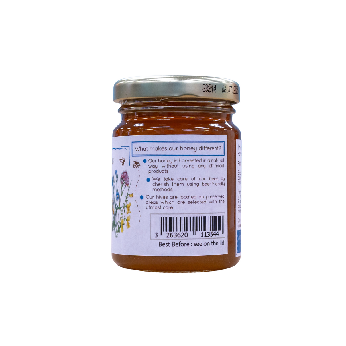 Wild Flowers Raw Honey 125gm