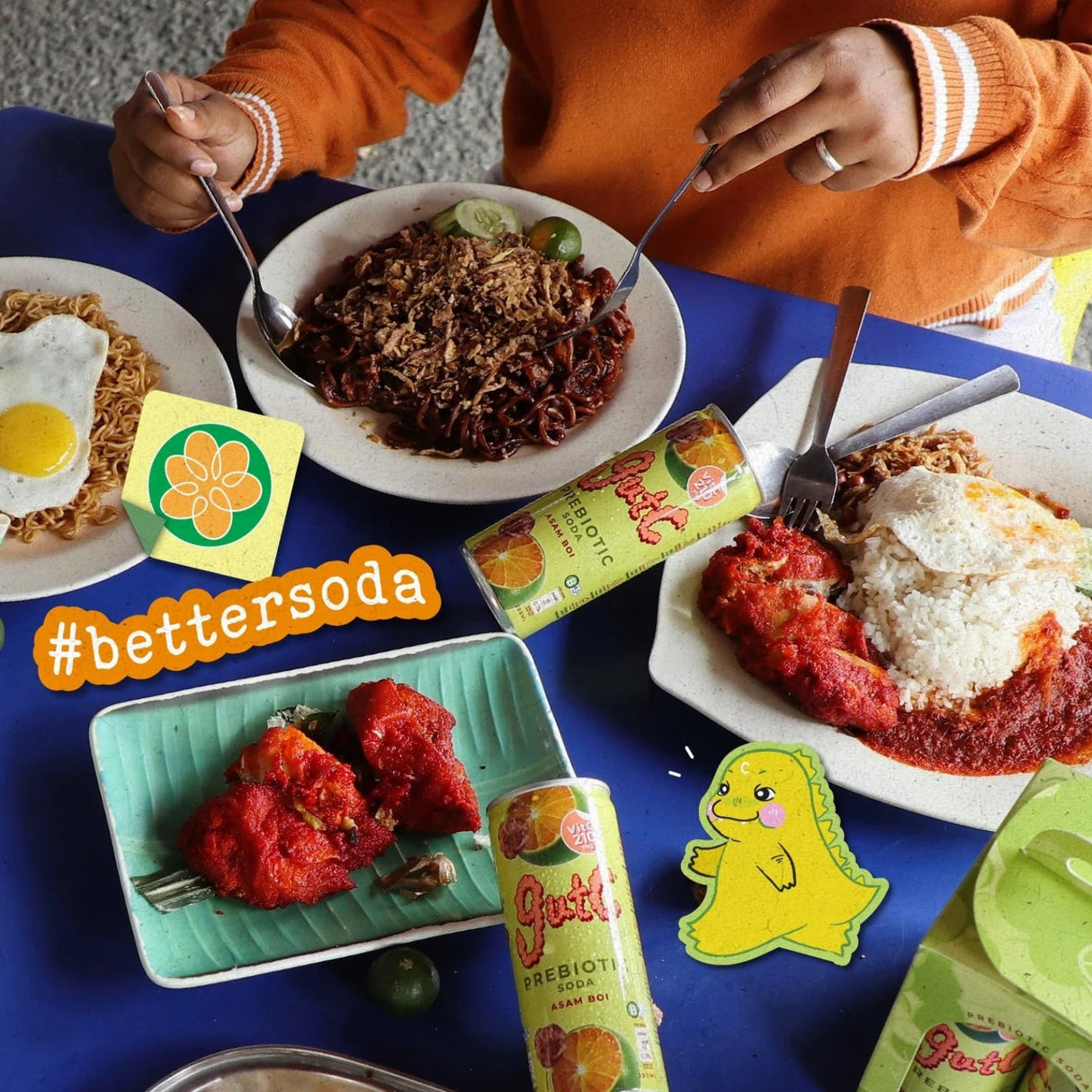 Tapping Tapir GutC Prebiotic Soda Asam Boi 250ml 4's