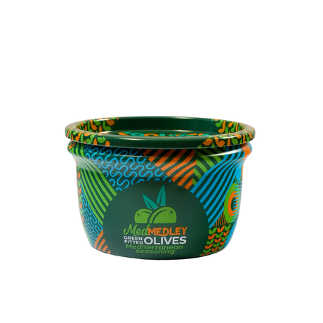 The Coolives Pitted Green Olive Mediterranean Seasoning 56gm