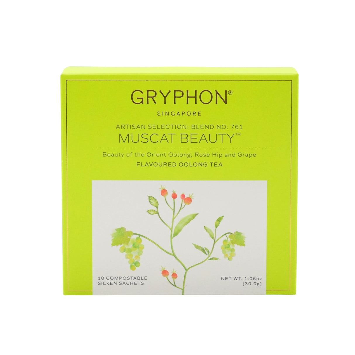 Gryphon Tea Sachet Muscat Beauty 10's