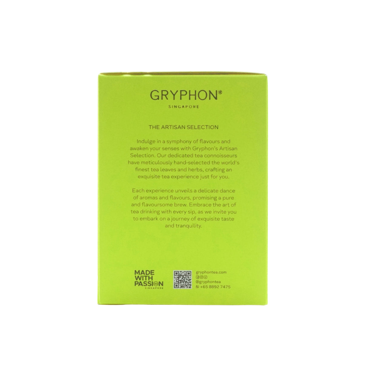 Gryphon Tea Sachet Muscat Beauty 10's