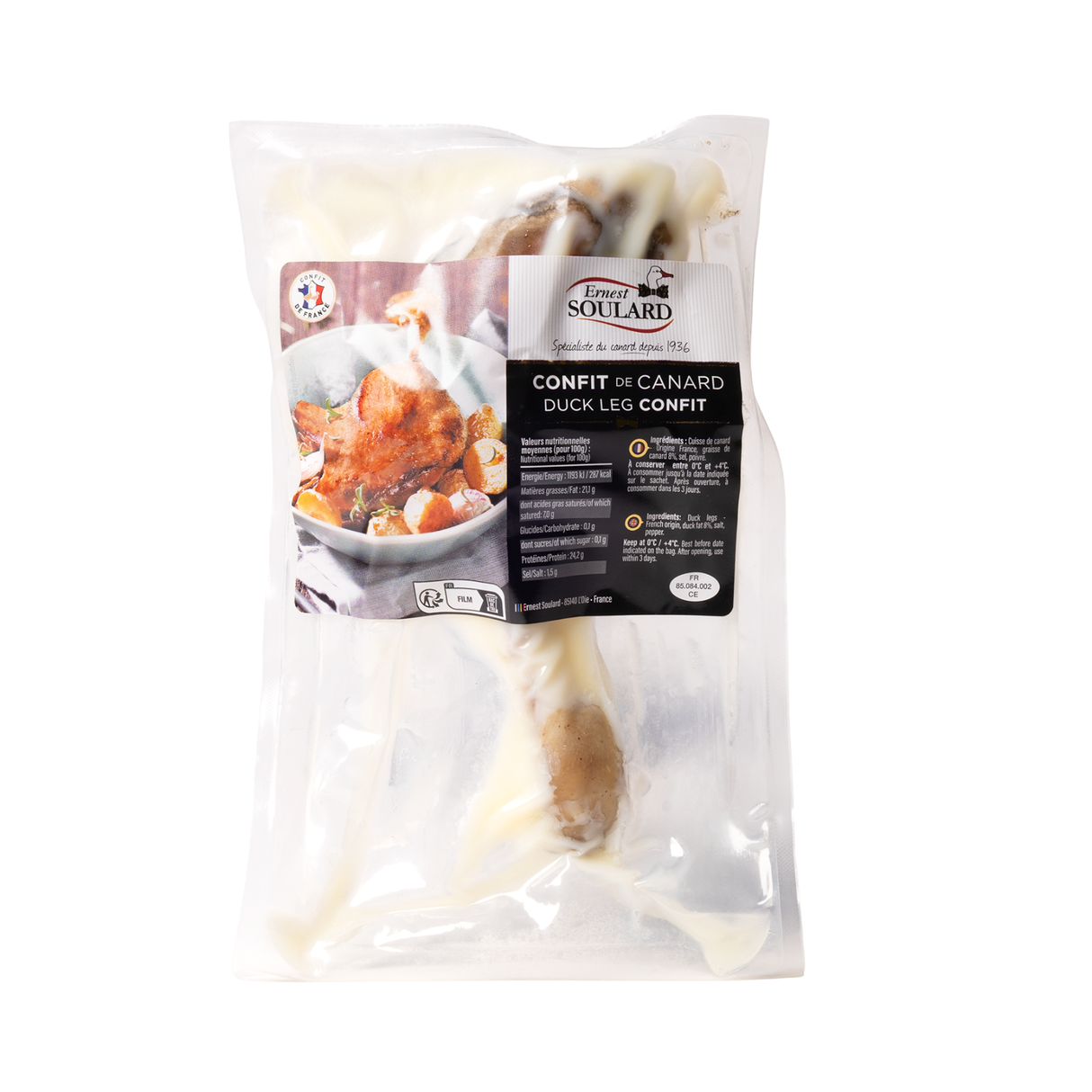 Duck Leg Confit Chilled 200gm