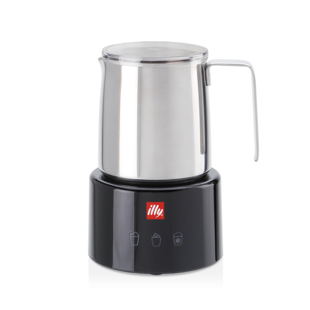 illy Milk Frother 230-240V Black & Stainless Steel UK