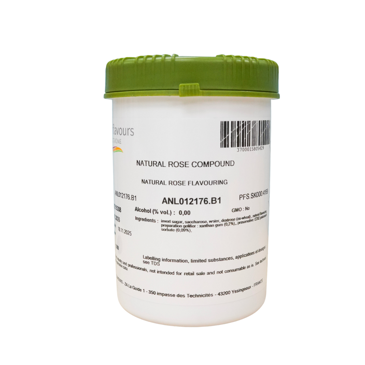 Flavouring Paste Rose Natural 1kg