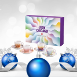 illy Art Collection Judy Chicago 4 Espresso Cups & Saucers